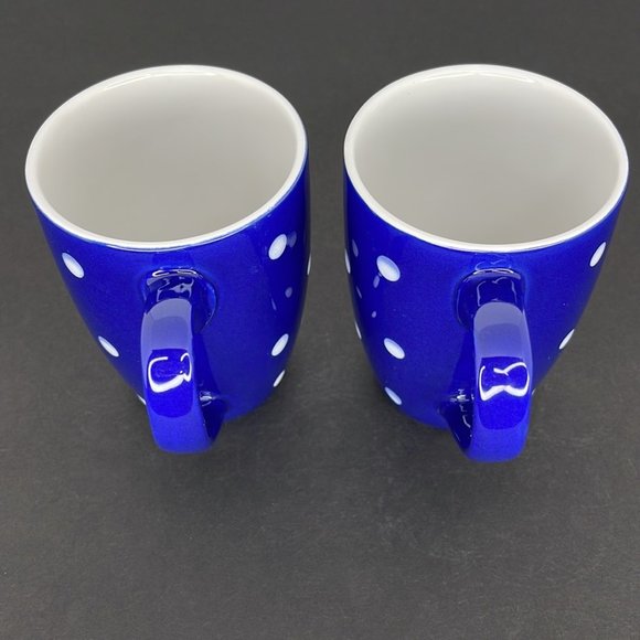 Blue with White Polka Dot Mug - Picture 6 of 6